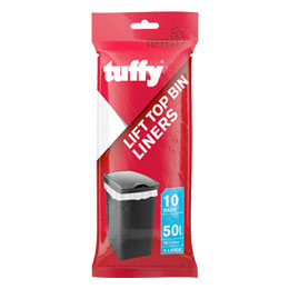 Tuffy Assorted Fragrenced Scented Waste Sack Pedal Bin Liner Bags Tie Closure 